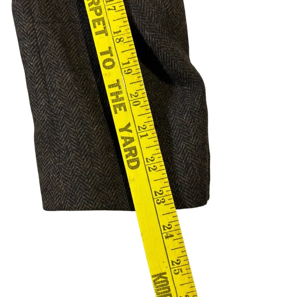 Nordstrom Mens Brown Herringbone Blazer Wool Camel Hair Sport‎ Coat Canada 44 R